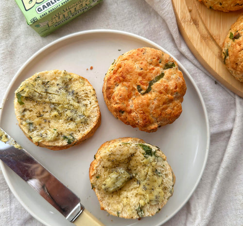 Wild Garlic and Herb Cheese Scones