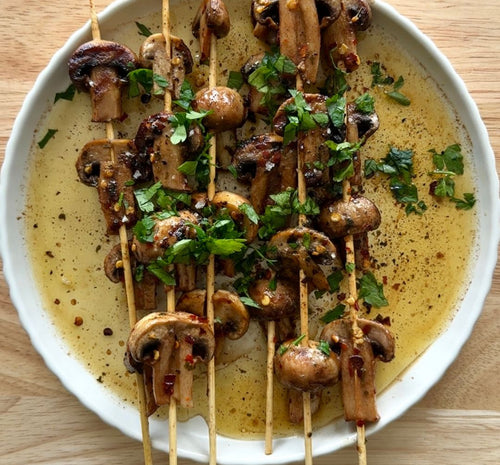 Mushroom Skewers