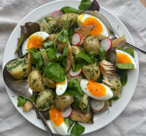 Mackerel Potato Salad