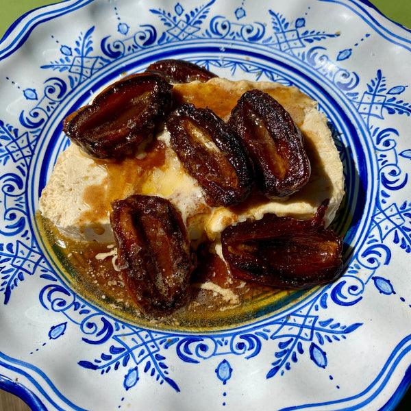 Tahini Semifreddo and Dates