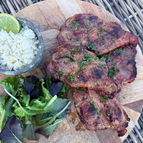 Maple Pork Shoulder Steak