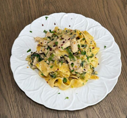 Chicken & Leek Pappardelle Pasta