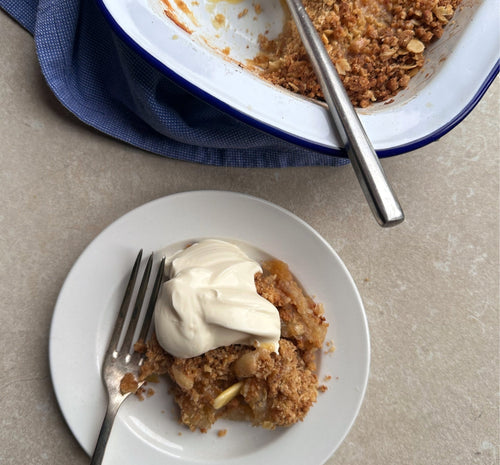 Apple, Oat & Almond Crumble