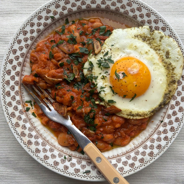 Smokey Beans and Fried Egg