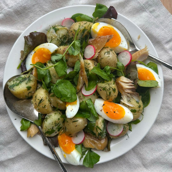 Mackerel Potato Salad